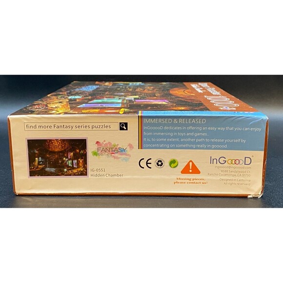 1000 Piece Wood Puzzle Hidden Chamber - Free Shippin - Picture 3 of 6